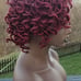 Curly Sista Loc Lace Front Wig Burgundy