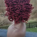 Curly Sista Loc Lace Front Wig Burgundy