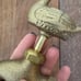 VINTAGE solid Brass Duck Fowl Outdoor Water Spout Spigot Decorative Accent