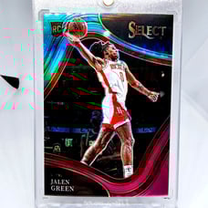Jalen Green Rockets Select Courtside Teal Pink /49