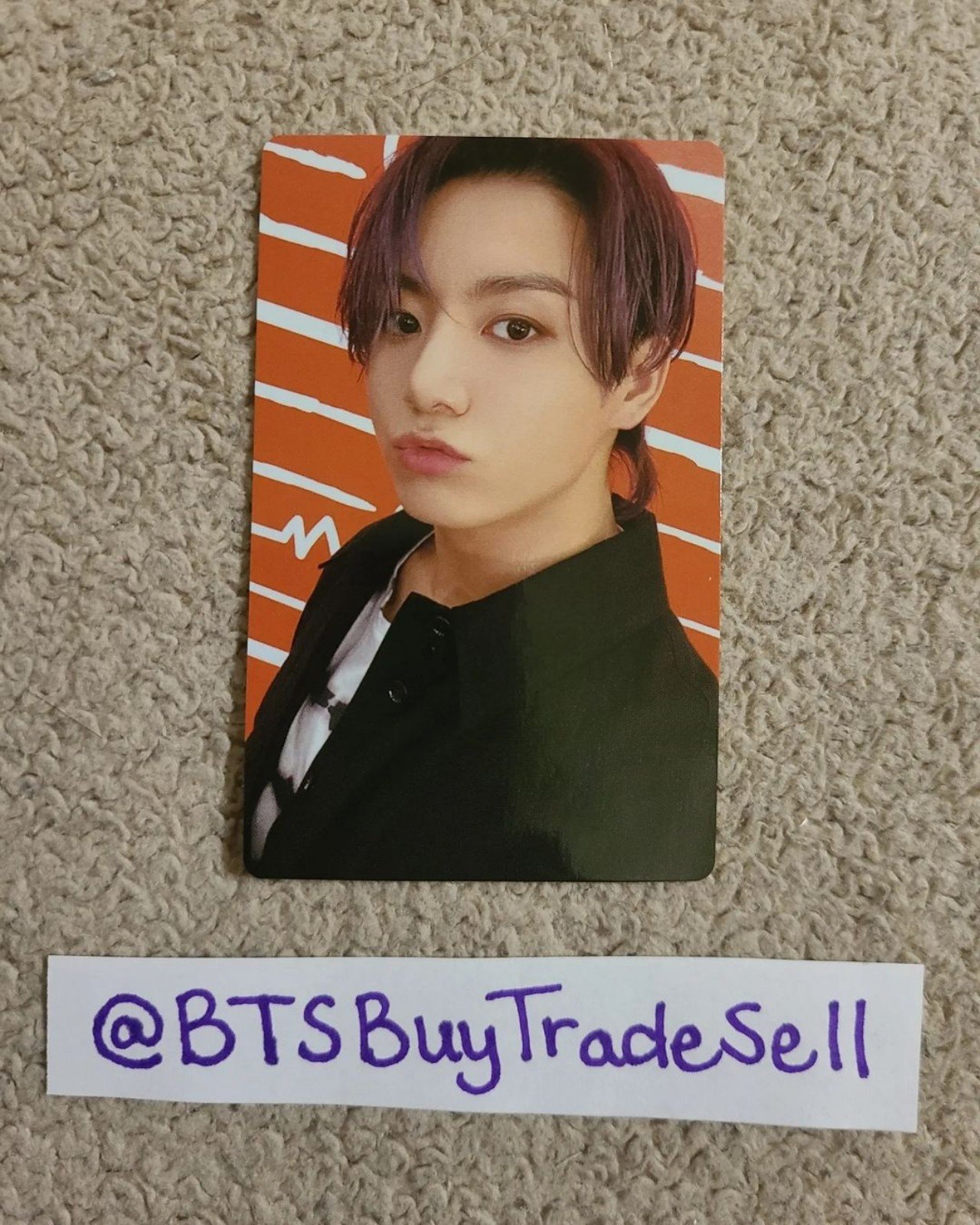 Official BTS Butter Japan Fanclub Pre-Order Benefit Photocard Jungkook