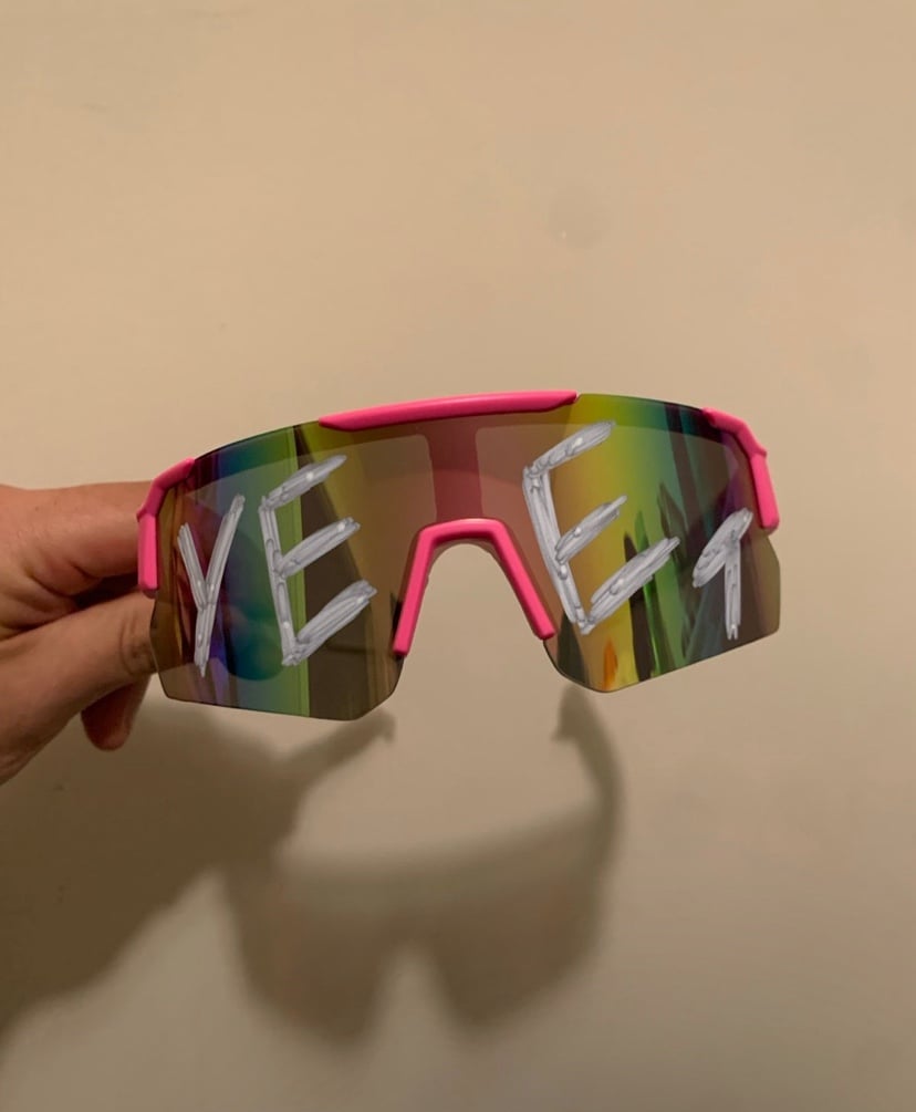Jey Uso WWE Yeet Sports Shades Glasses Bloodline Main Event Custom PINK