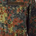 German Bundeswehr Flecktarn Camo Military Parka Jacket GR13 XL Tall Hood