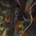 German Bundeswehr Flecktarn Camo Military Parka Jacket GR13 XL Tall Hood
