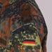 German Bundeswehr Flecktarn Camo Military Parka Jacket GR13 XL Tall Hood