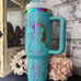 40oz stitch tumbler laser engraved