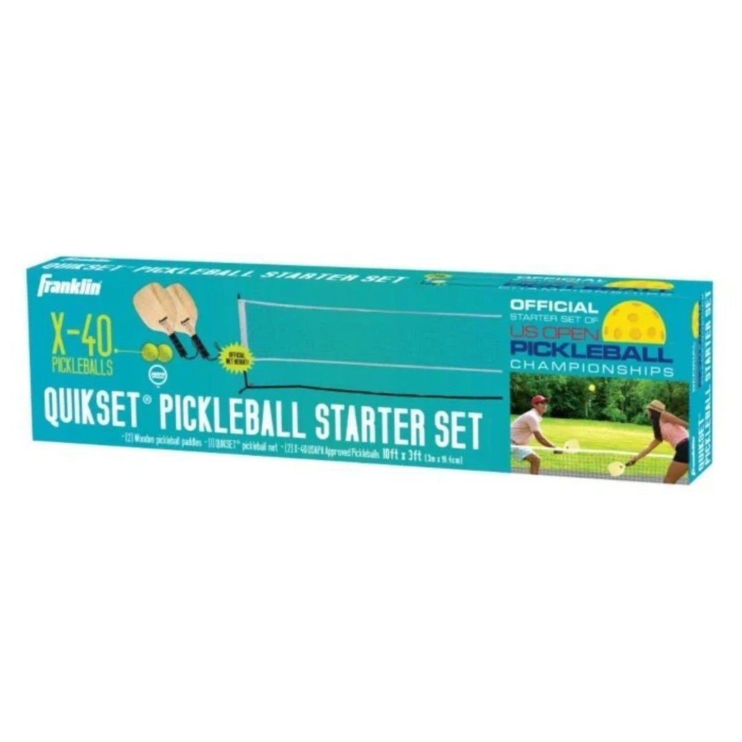Franklin Sports Quikset Half-Court Pickleball Starter Net Set *NEW*