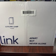 NIB LuvLink Tower Friendship Lamps with Walnut bases