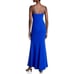 AQUA Asymmetric Evening Dress Size 4 Royal Blue Formal Embellished NWT