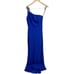 AQUA Asymmetric Evening Dress Size 4 Royal Blue Formal Embellished NWT
