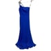 AQUA Asymmetric Evening Dress Size 4 Royal Blue Formal Embellished NWT
