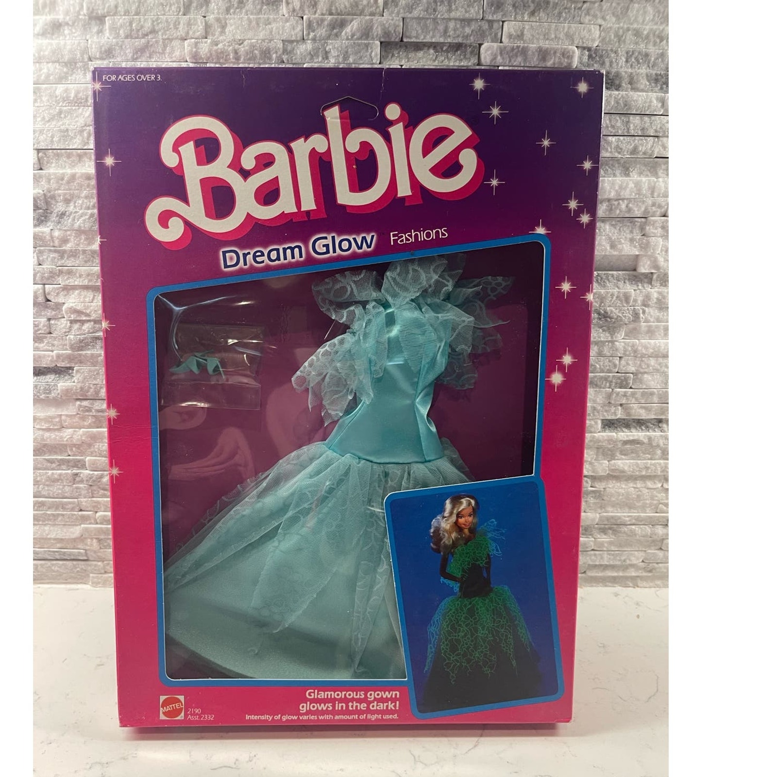 Vintage Barbie Dream Glow Fashions Mattel 2190 Rare NRFB