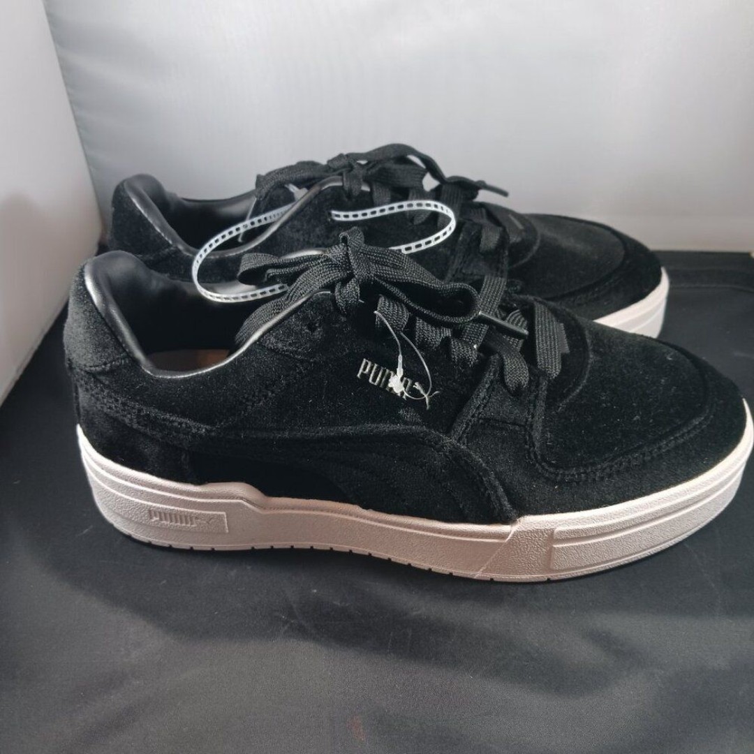 PUMA Men's size 6.5M Ca Pro Velour Lace Up Sneakers Shoes Casual - Black