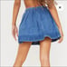 NWT Pretty Little Thing Blue Wash Tennis Skirt