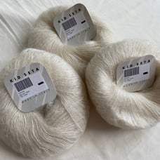 MADIL KID SETA YARN 70% Super Kid Mohair 30% Silk - Cream