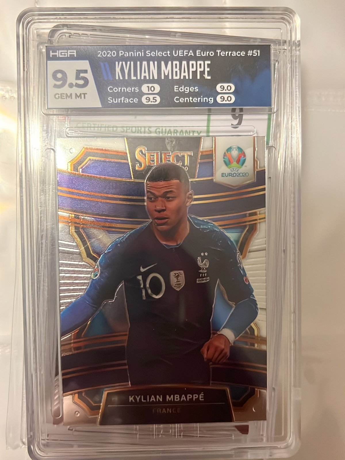 2020 Select Kylian Mbappe GEM MINT 9.5