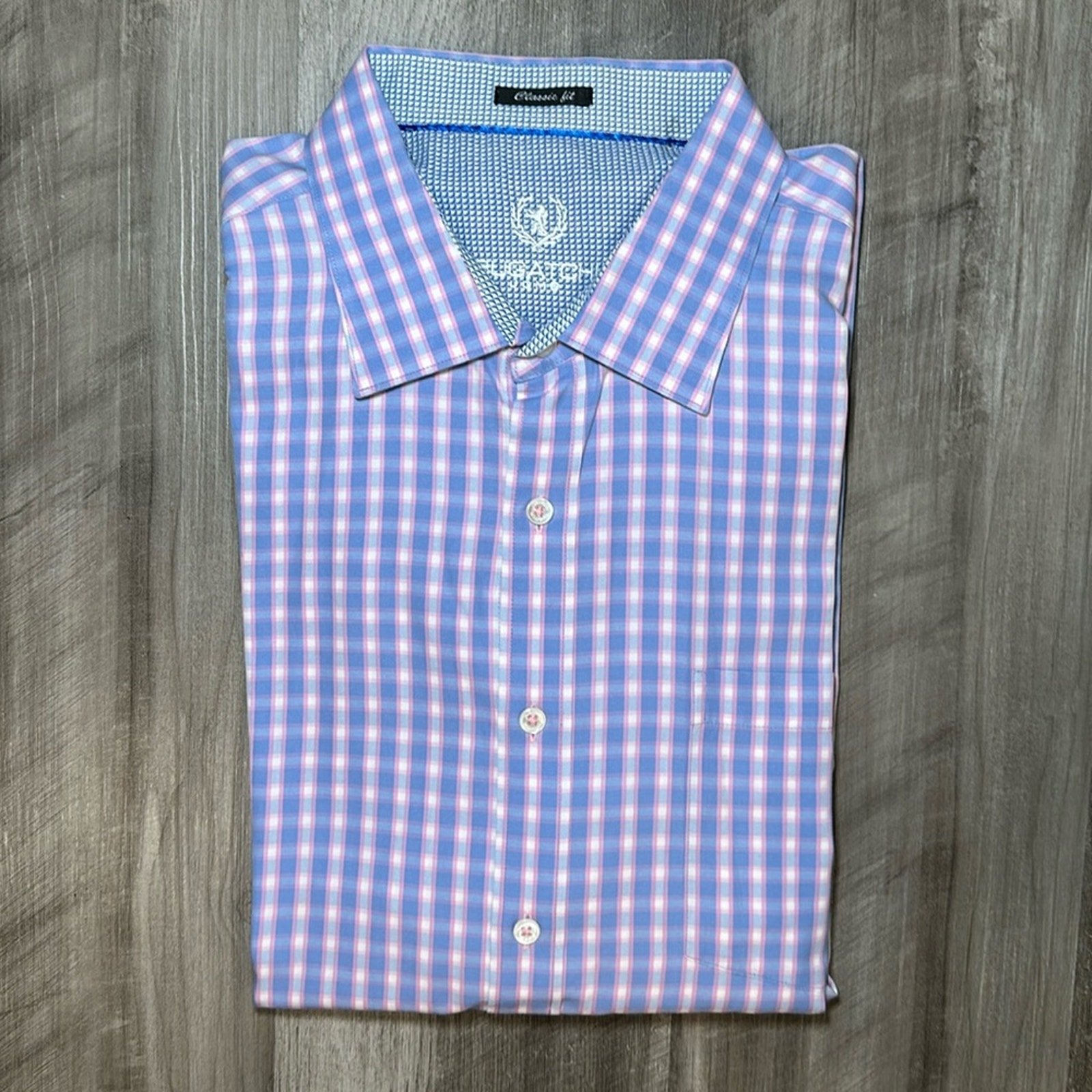 Bugatchi Uomo Classic Fit Long Sleeve Button Down - 2XL