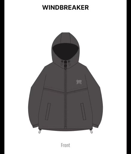 Stray kids windbreaker no pc