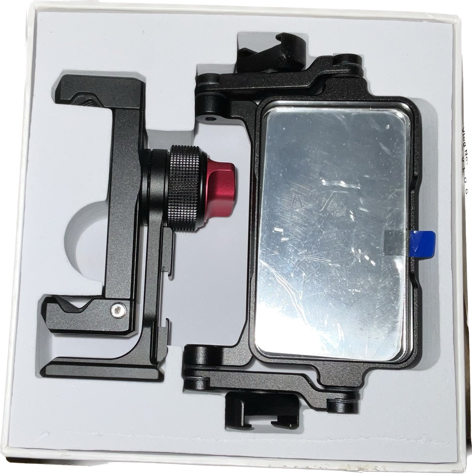 Selfie Mirror for Smartphone Phone Holder Cold Shoe Microphone/Light Mount new