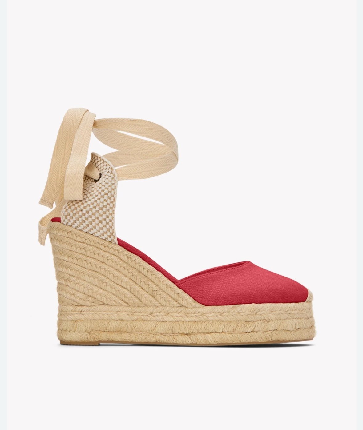 SOLUDOS The Marseille Platform Wedge Espadrille Size 7.5 US