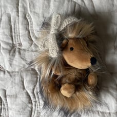 Luxe angora bow