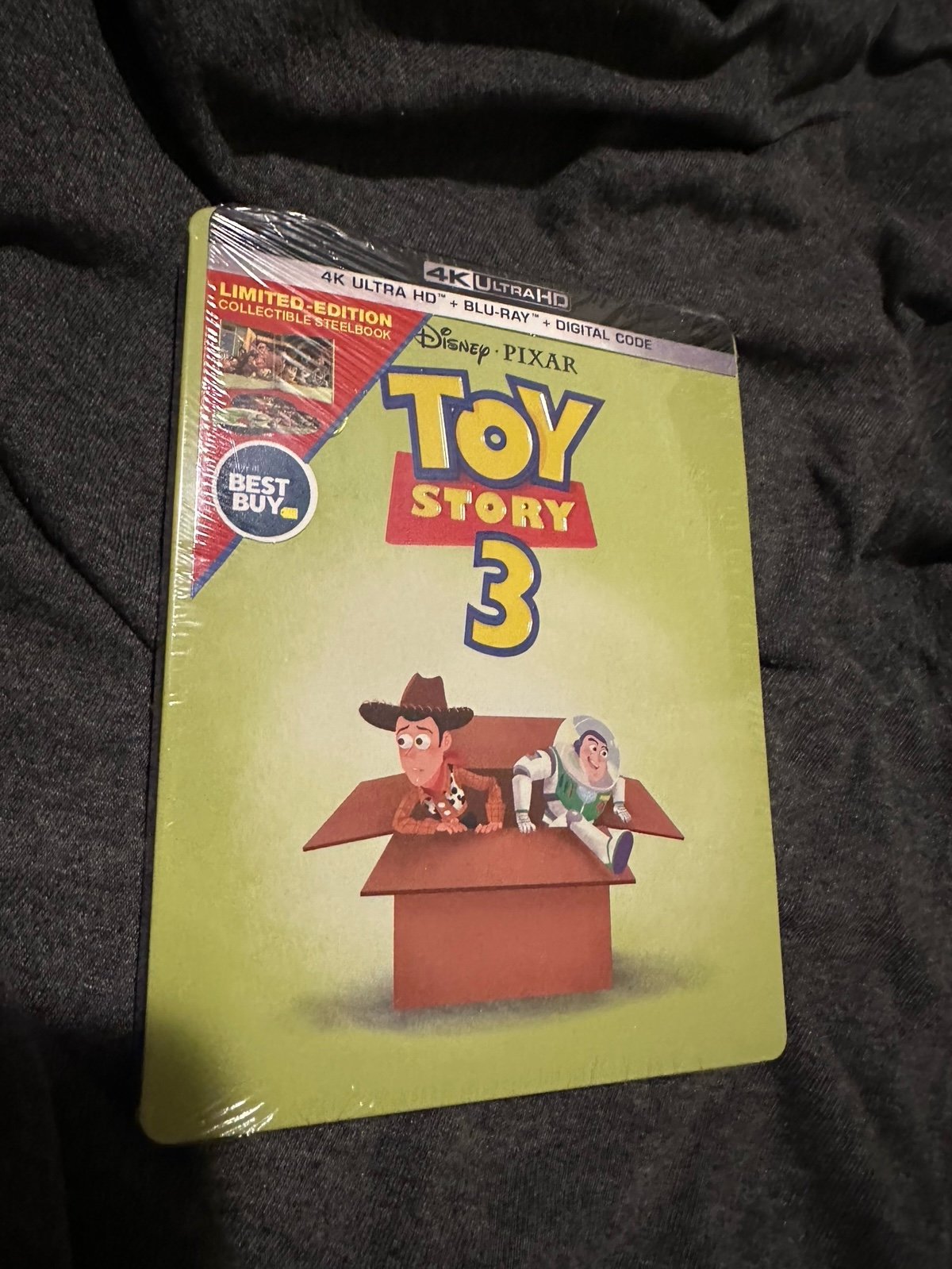 Toy story 3 4k uktra HD blu ray steelbook limited edition best buy exclusive new