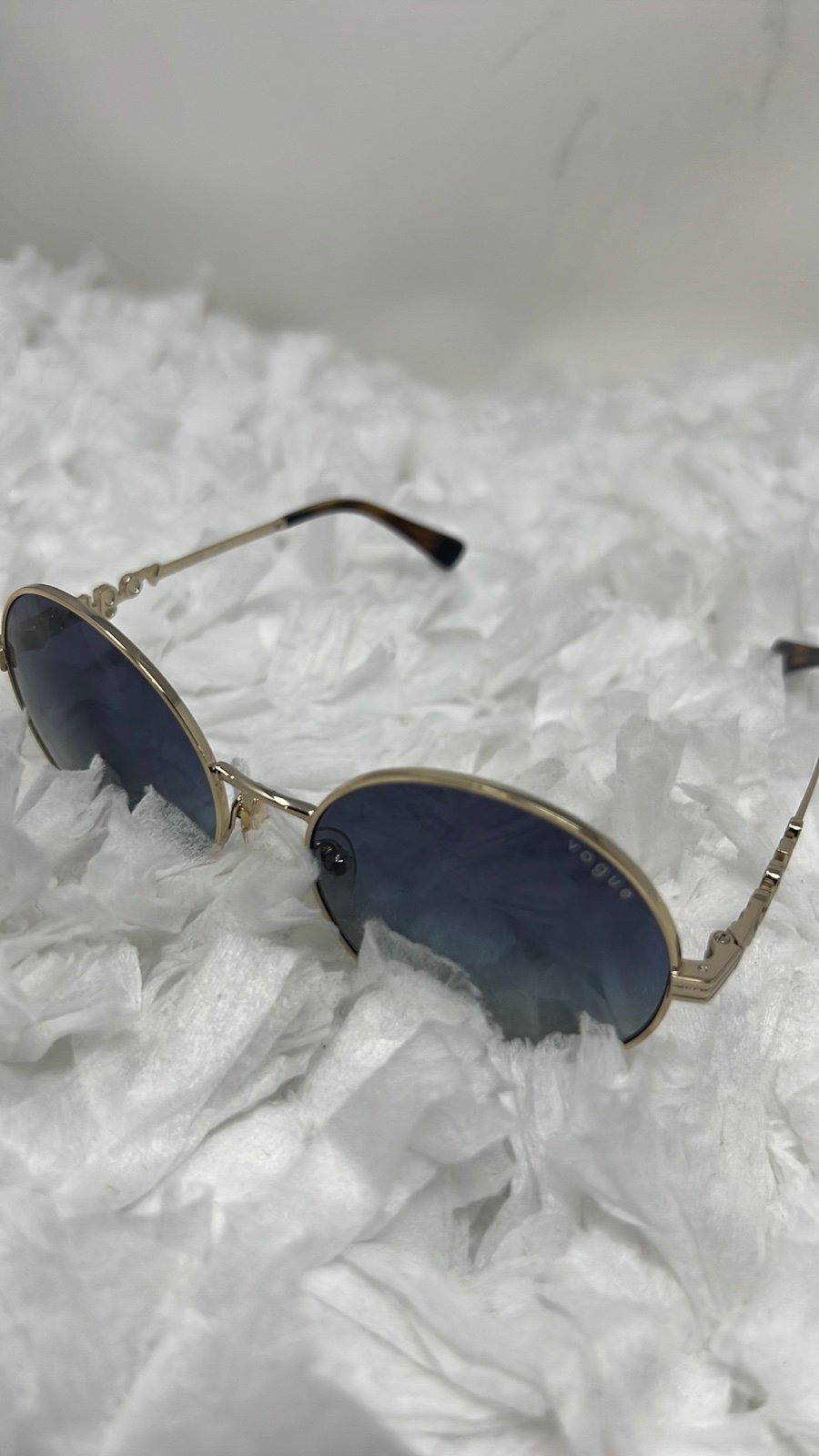 VOGUE VO4227S 848/4L Women’s 53-17-135 Pale Gold Grey Gradient Dark Blue Lens