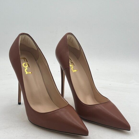 FSJ Women Formal Pointed Toe Pumps High Heel Sexy Stilettos Slip On Office Cute