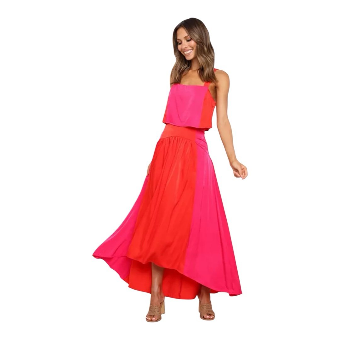 Petal and Pup Vibrant Pink and Red Women's Skirt Size Medium NWT