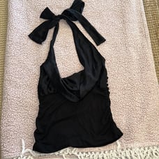 Carherine Malandrino silk halter top