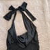 Carherine Malandrino silk halter top