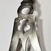 Unique Antique Sterling Silver Twisted Lettuce Serving Carving Fork .925 Silver