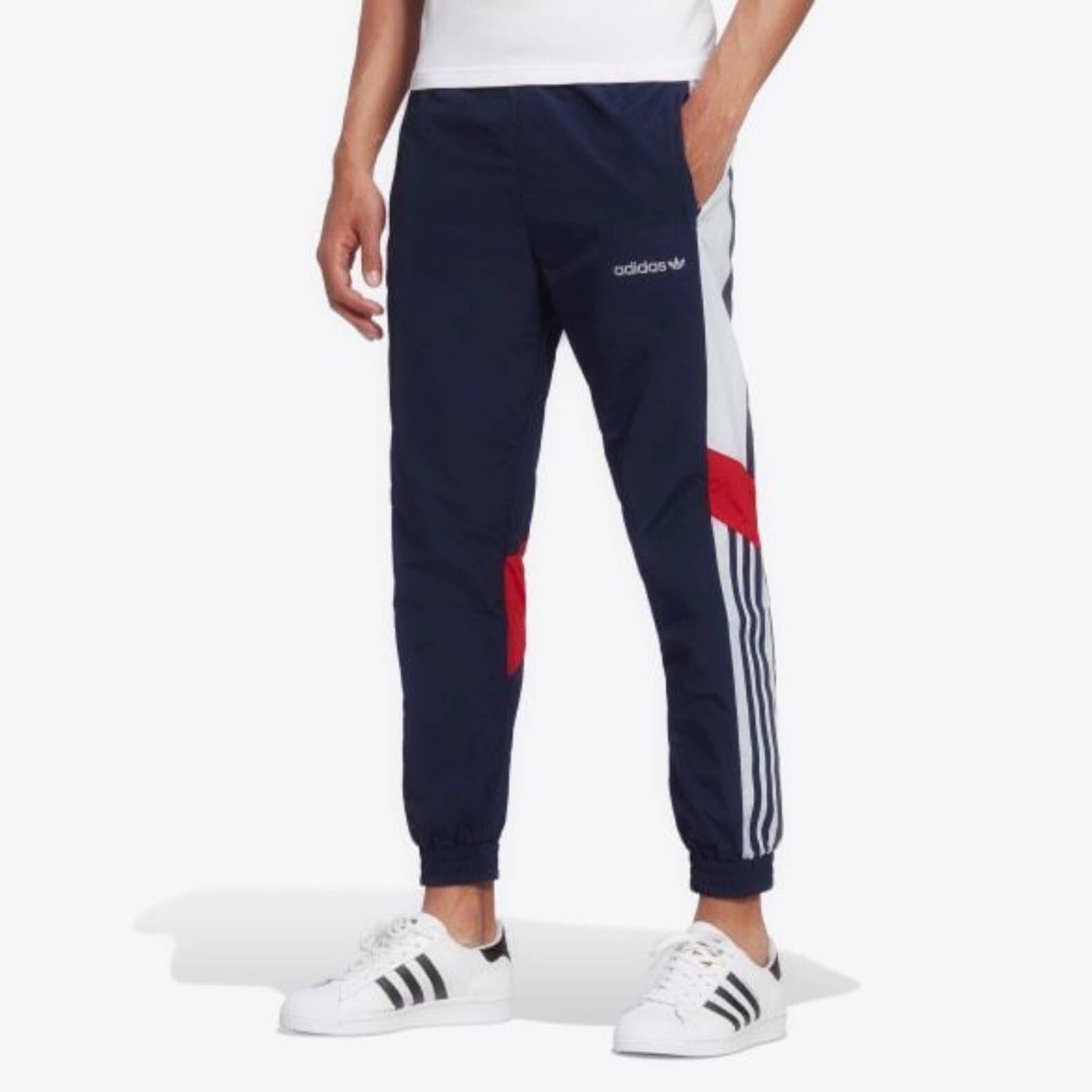 MENS TRACK STYLE PANT BLUE RED (S)adidas