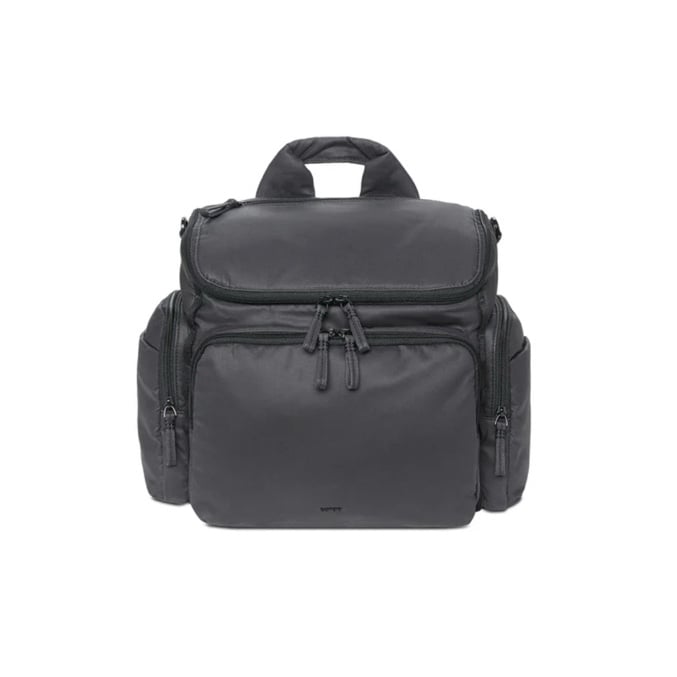 Caraa Baby Bag - cotton, black, medium