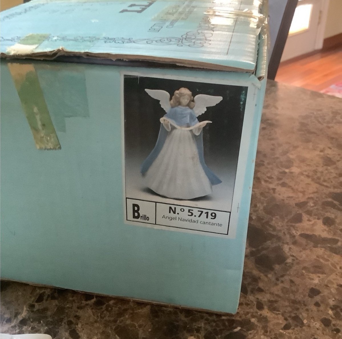 Final Price-Llardro Retired Angel Tree Topper