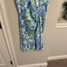 J. McLaughlin Blue Green Abstract Mini Dress Medium