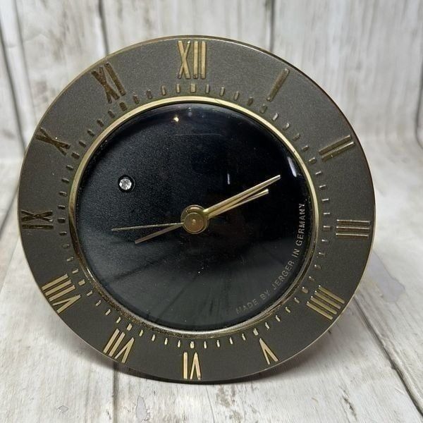 Vintage Jerger Quartz Alarm Clock Made in Germany READ