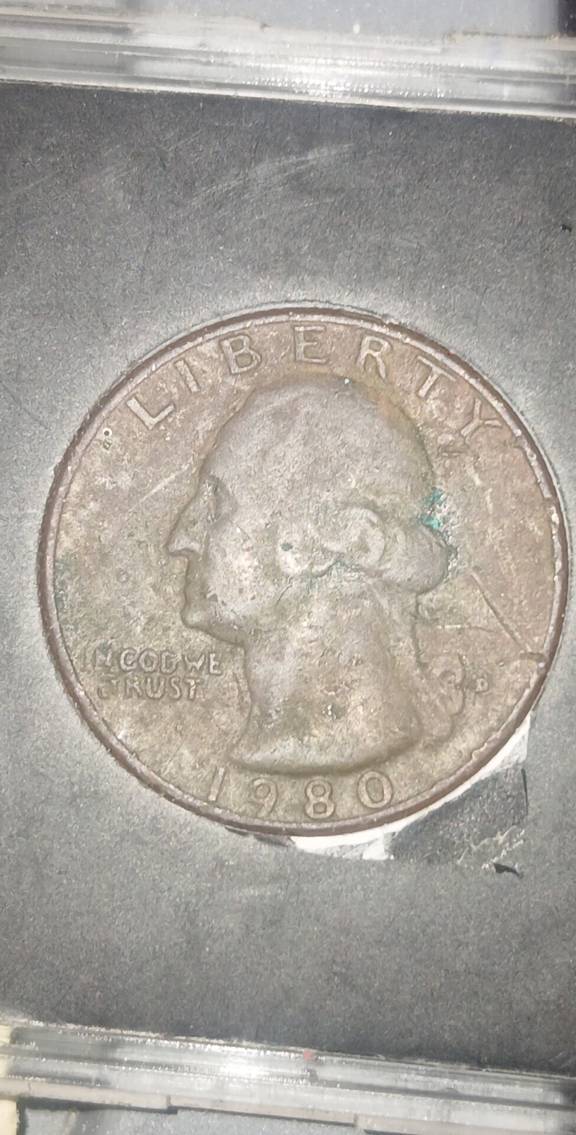 1980D Washington quarter