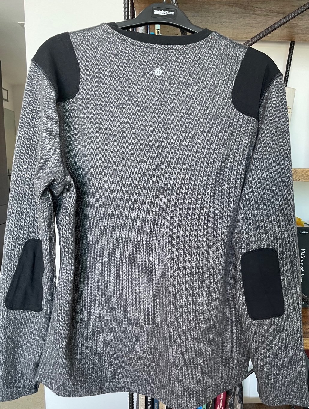 Lululemon Herringbone Elbow Patch Sweater