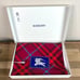 Authentic Burberry Gift Storage Box w/ Tissue Paper 14.5 x 10.25 x 2.5 White
