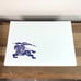 Authentic Burberry Gift Storage Box w/ Tissue Paper 14.5 x 10.25 x 2.5 White
