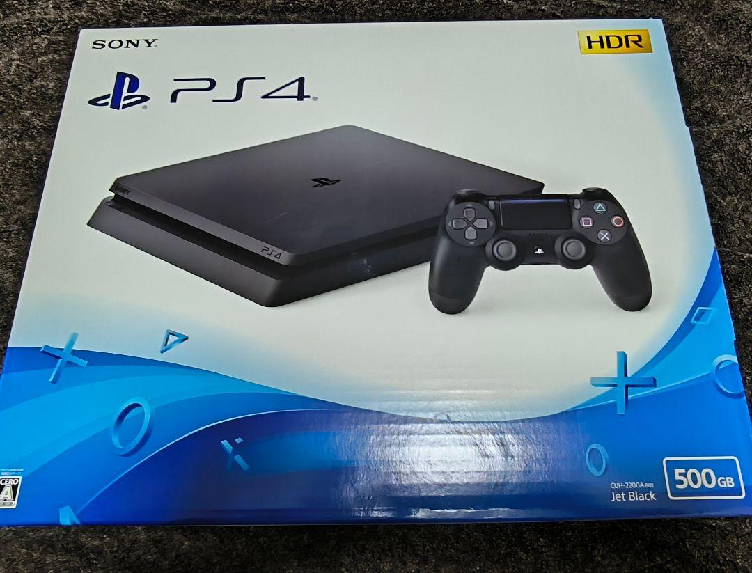 New PS4 Console PlayStation4 Jet Black 500GB