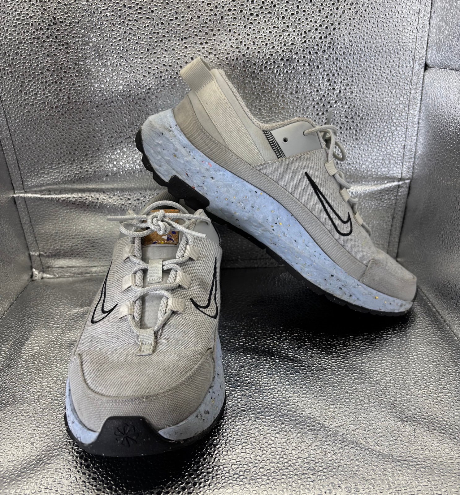 2021 Nike Women’s Size 8.5 Crater Remixa Grey Fog Blue DA1468-001 - UK 6