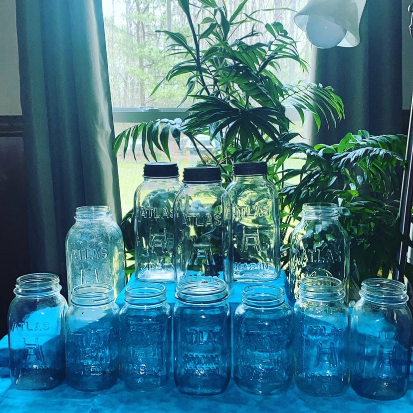 Atlas Vintage Moonshine & Canning Jars