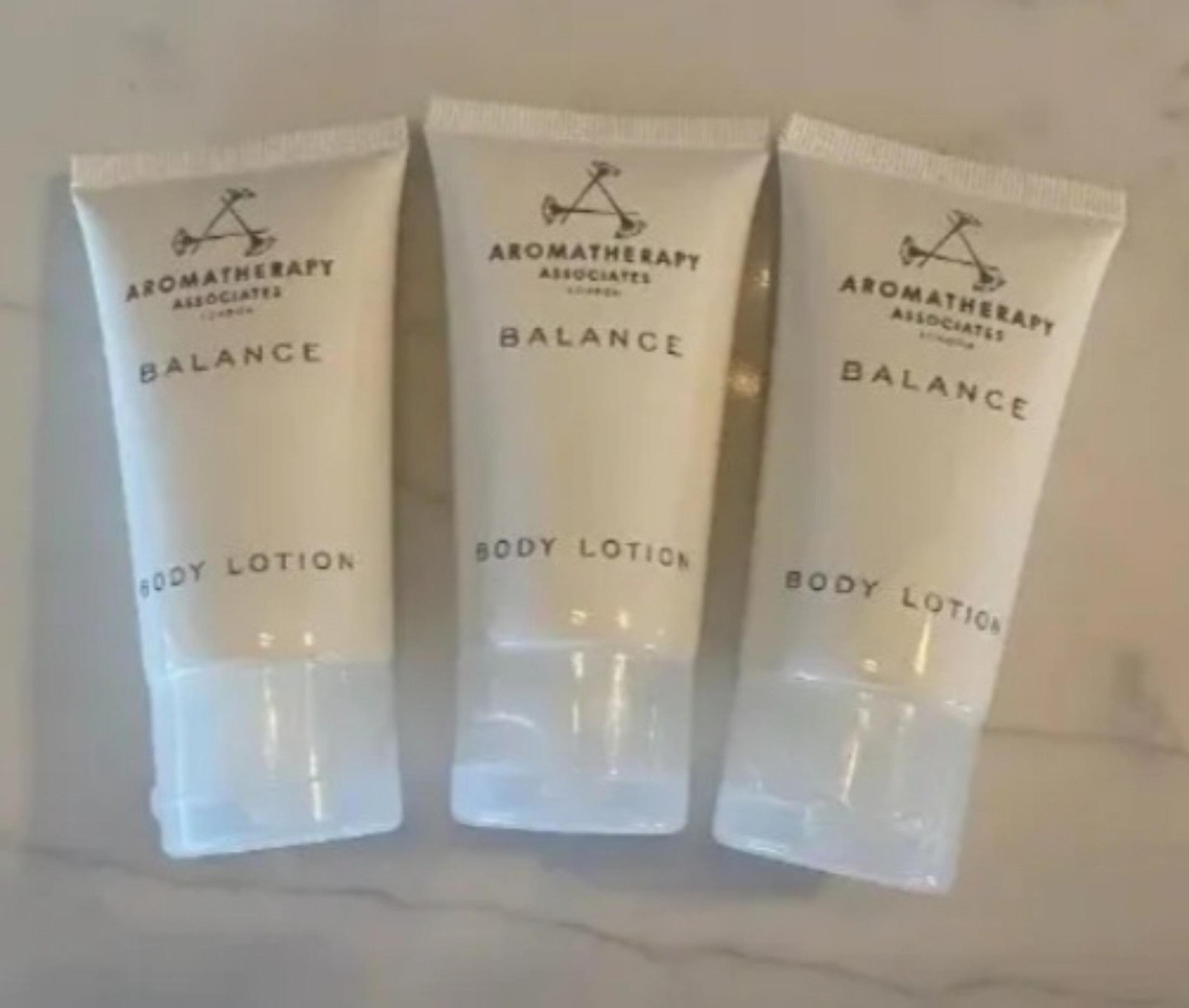 NEW AROMATHERAPY ASSOCIATES 3 Lavender & Ylang Ylang BODY LOTION 1.35oz
