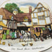 Enoch Wedgwood Tunstall Plate Set 5” Square Coach House Woolhampton Bristol York