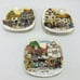 Enoch Wedgwood Tunstall Plate Set 5” Square Coach House Woolhampton Bristol York