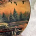 Terry Redlin Evening Solitude Wild Wings Plate And Holder Set