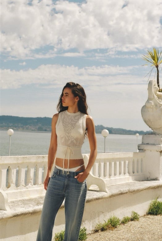 ROMANTIC KNIT TOP