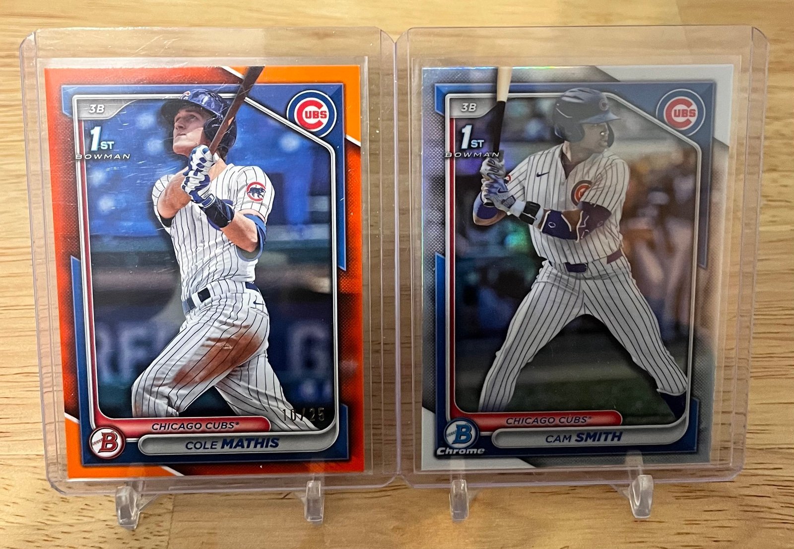 2024 Bowman Draft Orange 10/25 #BD81 Cole Mathis Cubs +